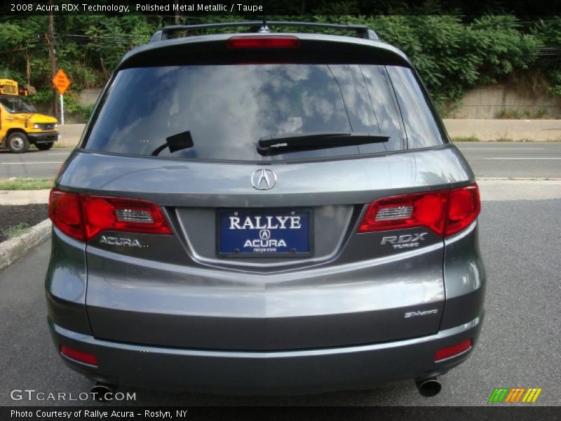Polished Metal Metallic / Taupe 2008 Acura RDX Technology