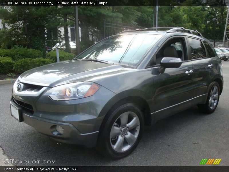 Polished Metal Metallic / Taupe 2008 Acura RDX Technology