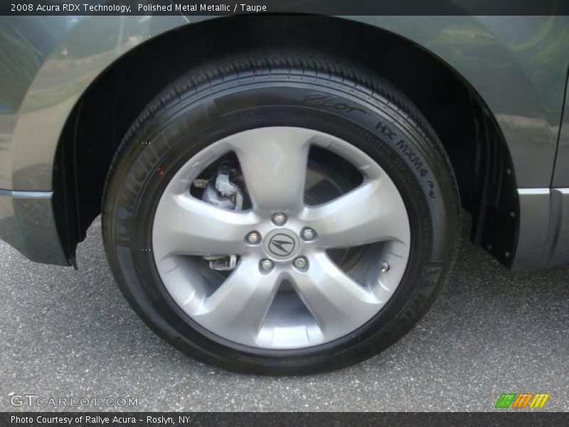 Polished Metal Metallic / Taupe 2008 Acura RDX Technology