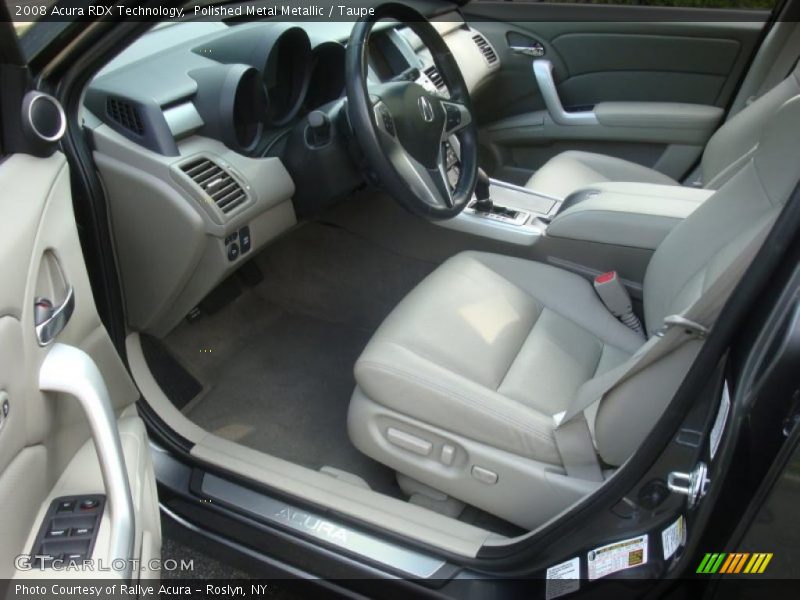 Polished Metal Metallic / Taupe 2008 Acura RDX Technology