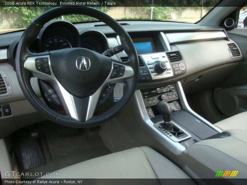 Polished Metal Metallic / Taupe 2008 Acura RDX Technology