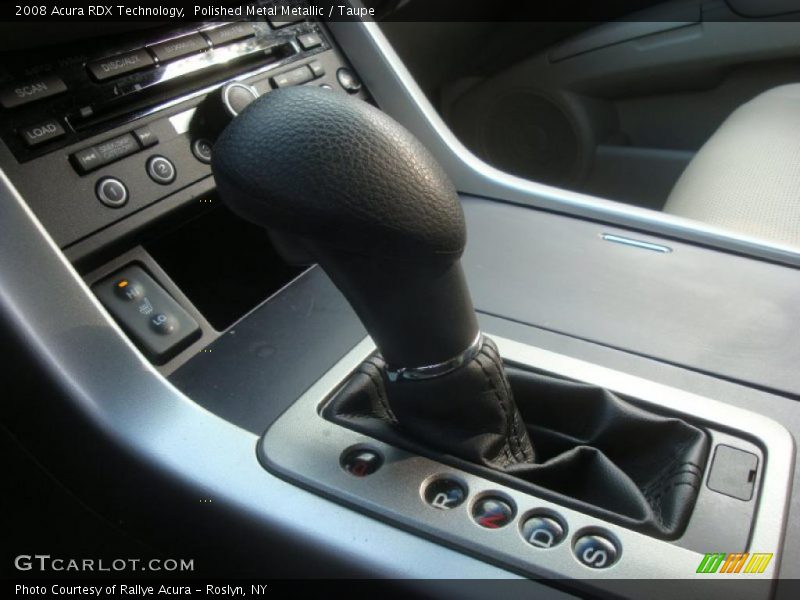 Polished Metal Metallic / Taupe 2008 Acura RDX Technology