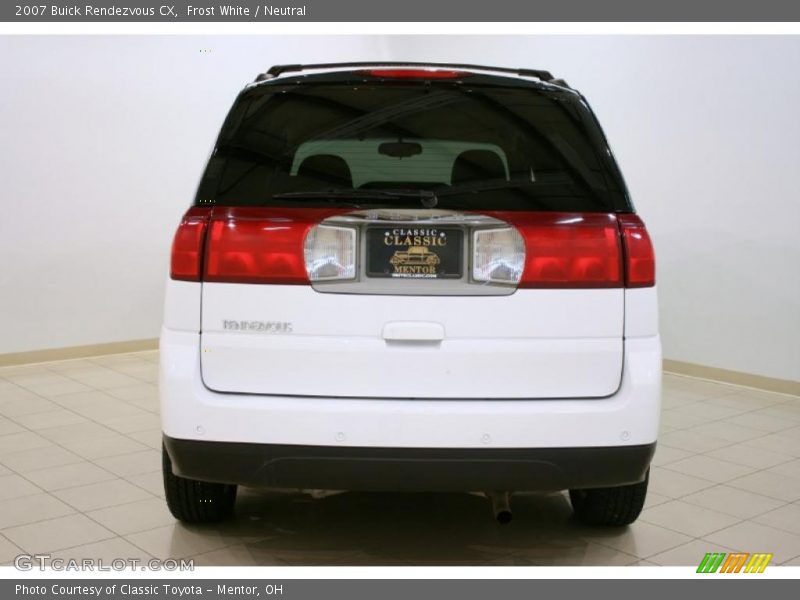Frost White / Neutral 2007 Buick Rendezvous CX