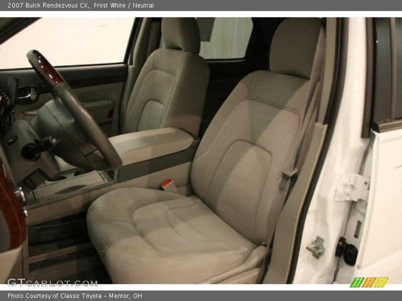 Frost White / Neutral 2007 Buick Rendezvous CX