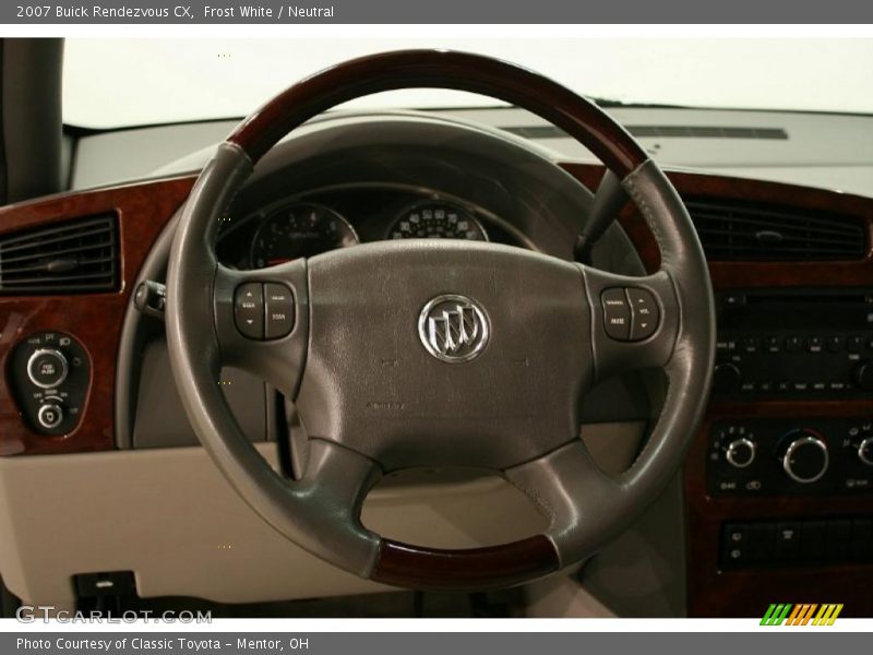 Frost White / Neutral 2007 Buick Rendezvous CX