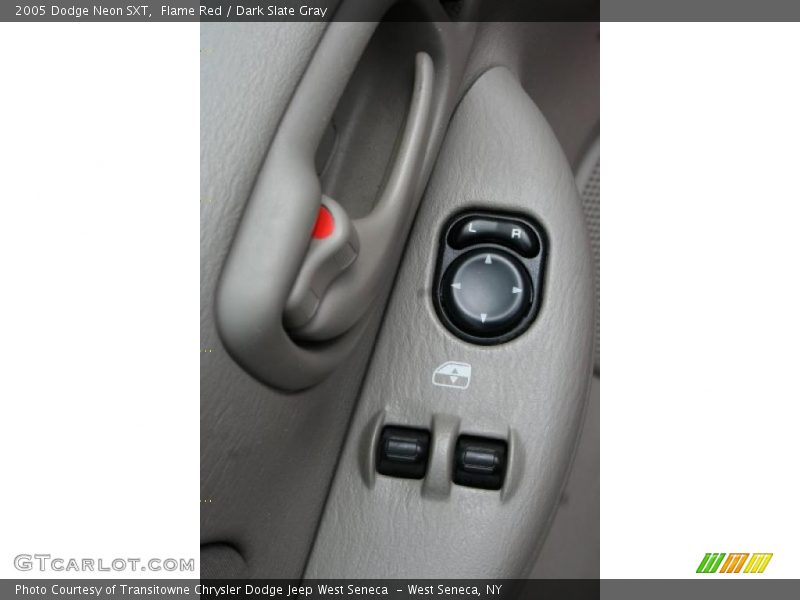 Flame Red / Dark Slate Gray 2005 Dodge Neon SXT