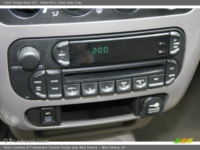Flame Red / Dark Slate Gray 2005 Dodge Neon SXT