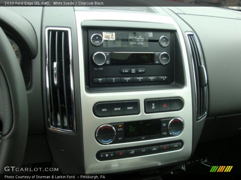 White Suede / Charcoal Black 2010 Ford Edge SEL AWD