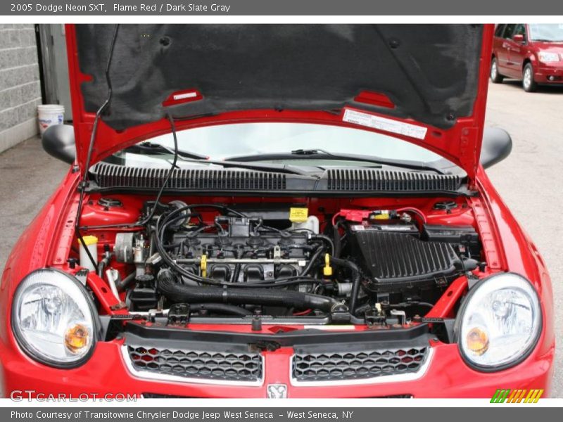Flame Red / Dark Slate Gray 2005 Dodge Neon SXT