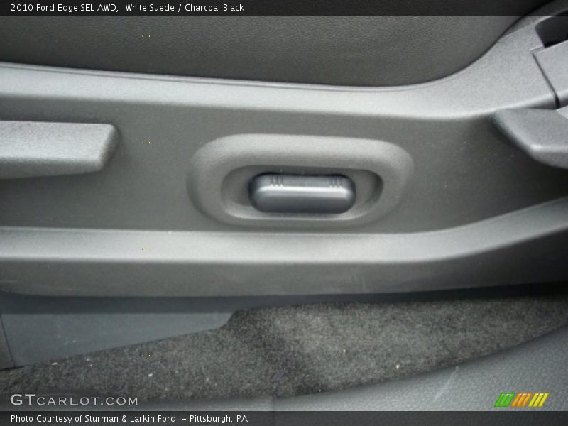 White Suede / Charcoal Black 2010 Ford Edge SEL AWD