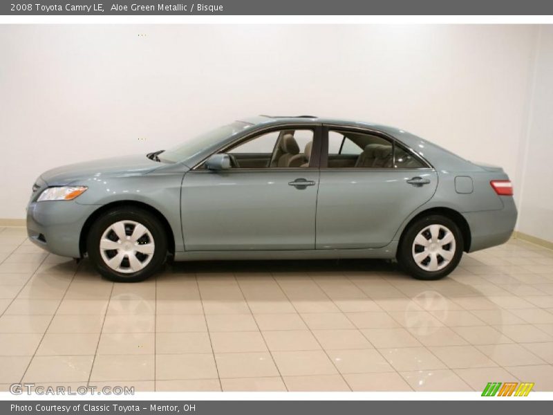 Aloe Green Metallic / Bisque 2008 Toyota Camry LE