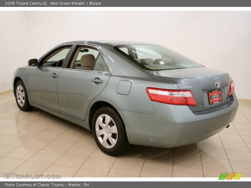 Aloe Green Metallic / Bisque 2008 Toyota Camry LE