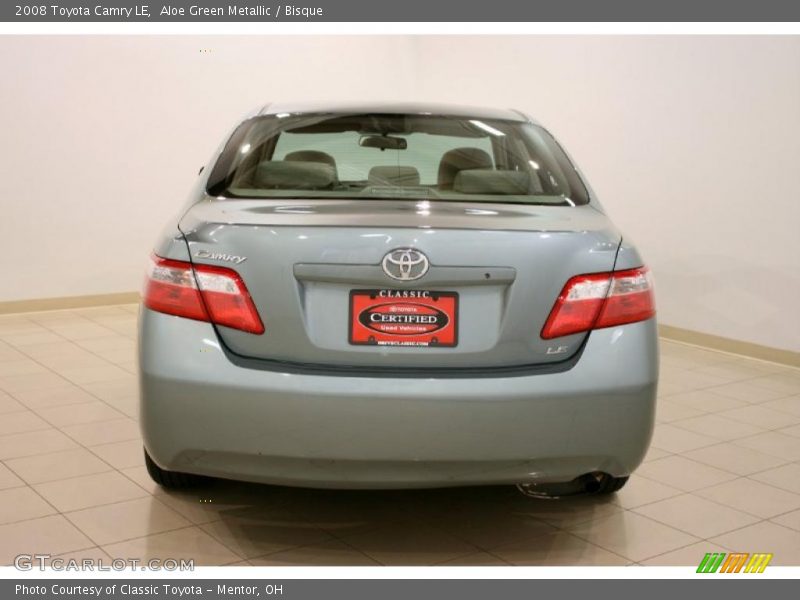 Aloe Green Metallic / Bisque 2008 Toyota Camry LE