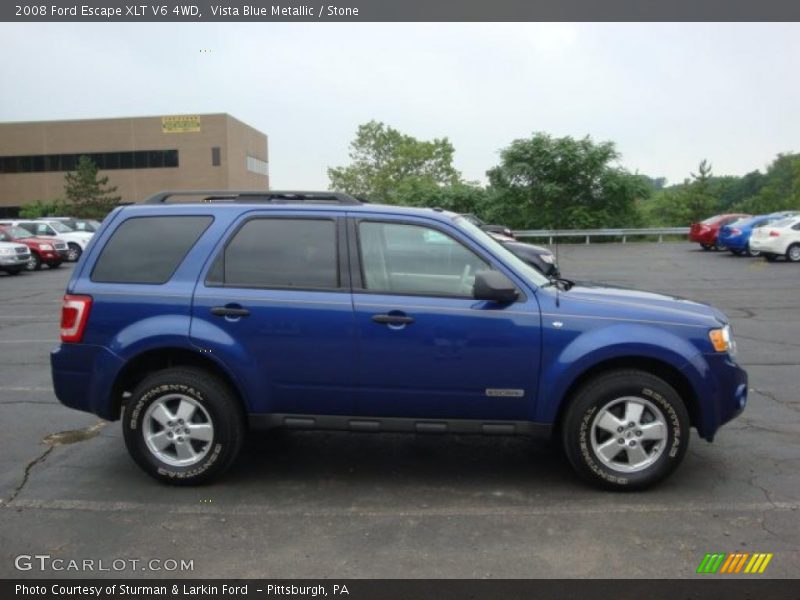 Vista Blue Metallic / Stone 2008 Ford Escape XLT V6 4WD