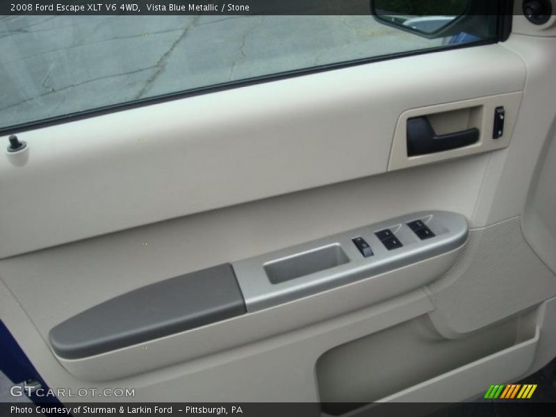 Vista Blue Metallic / Stone 2008 Ford Escape XLT V6 4WD