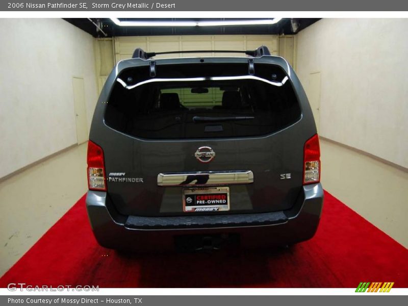 Storm Grey Metallic / Desert 2006 Nissan Pathfinder SE