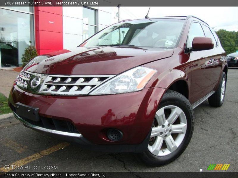 Merlot Pearl / Cafe Latte 2007 Nissan Murano S AWD