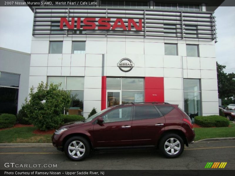 Merlot Pearl / Cafe Latte 2007 Nissan Murano S AWD