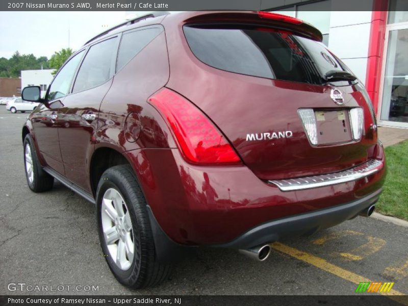Merlot Pearl / Cafe Latte 2007 Nissan Murano S AWD