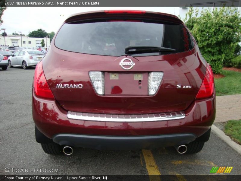 Merlot Pearl / Cafe Latte 2007 Nissan Murano S AWD
