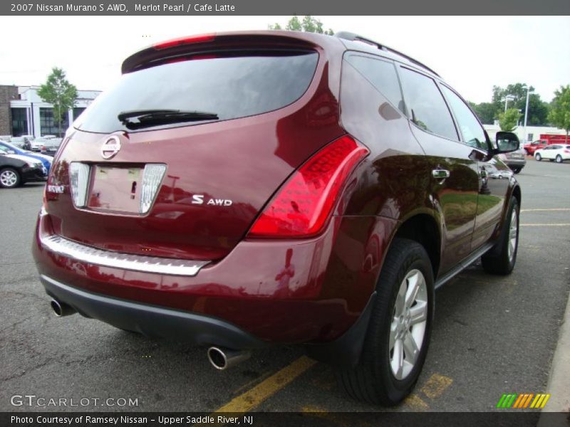 Merlot Pearl / Cafe Latte 2007 Nissan Murano S AWD