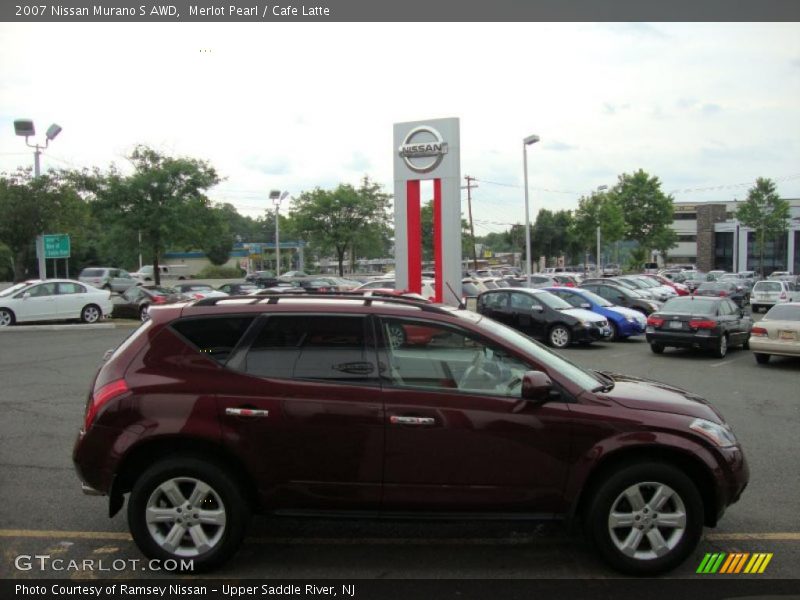 Merlot Pearl / Cafe Latte 2007 Nissan Murano S AWD