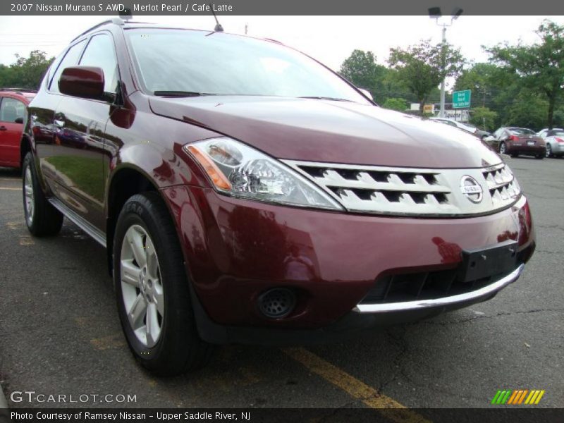 Merlot Pearl / Cafe Latte 2007 Nissan Murano S AWD