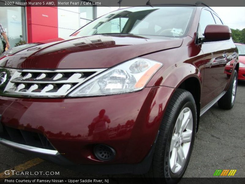 Merlot Pearl / Cafe Latte 2007 Nissan Murano S AWD