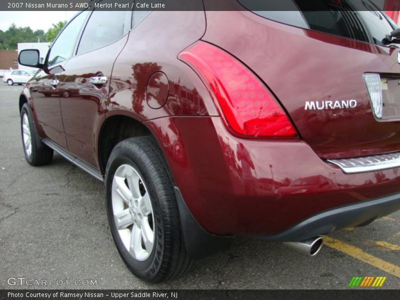 Merlot Pearl / Cafe Latte 2007 Nissan Murano S AWD
