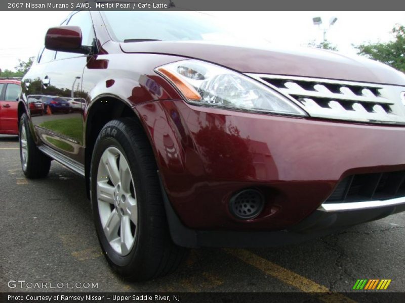 Merlot Pearl / Cafe Latte 2007 Nissan Murano S AWD