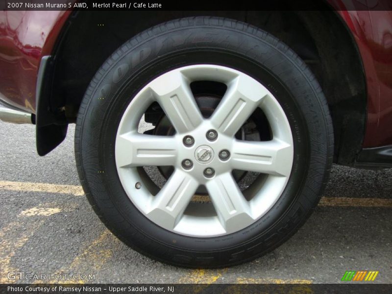 Merlot Pearl / Cafe Latte 2007 Nissan Murano S AWD