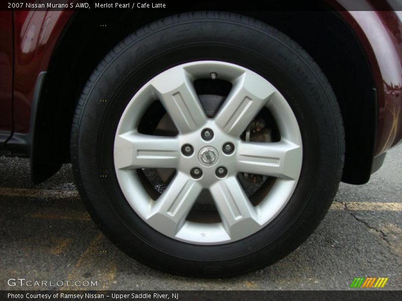 Merlot Pearl / Cafe Latte 2007 Nissan Murano S AWD