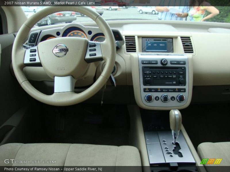 Merlot Pearl / Cafe Latte 2007 Nissan Murano S AWD