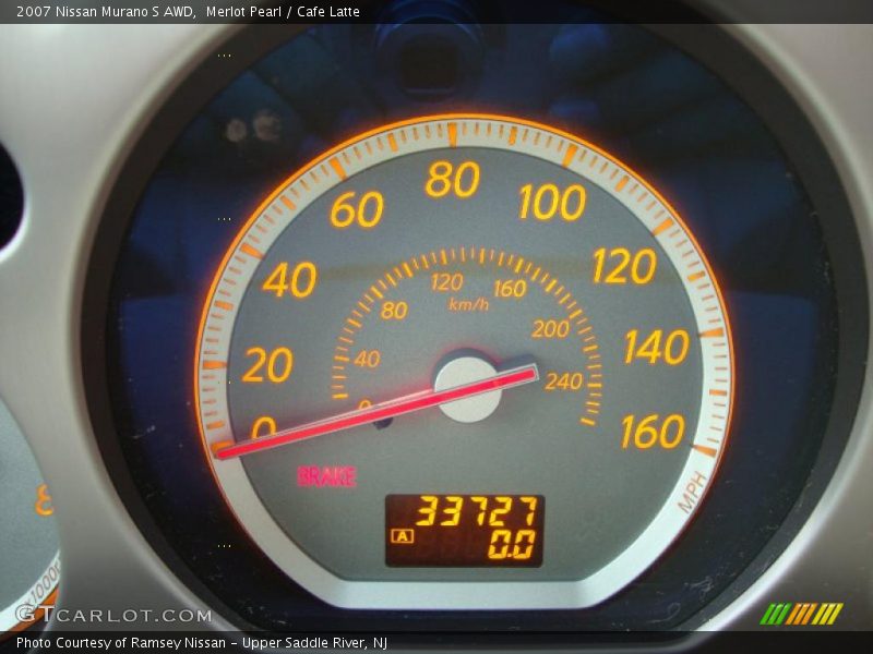 Merlot Pearl / Cafe Latte 2007 Nissan Murano S AWD