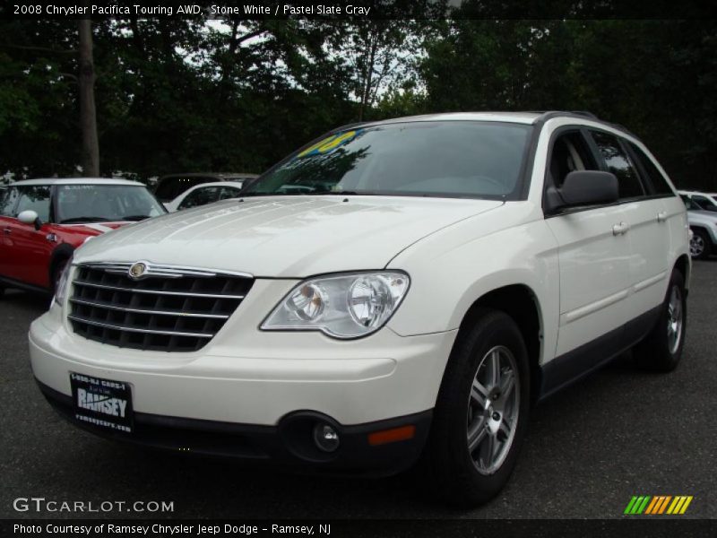 Stone White / Pastel Slate Gray 2008 Chrysler Pacifica Touring AWD
