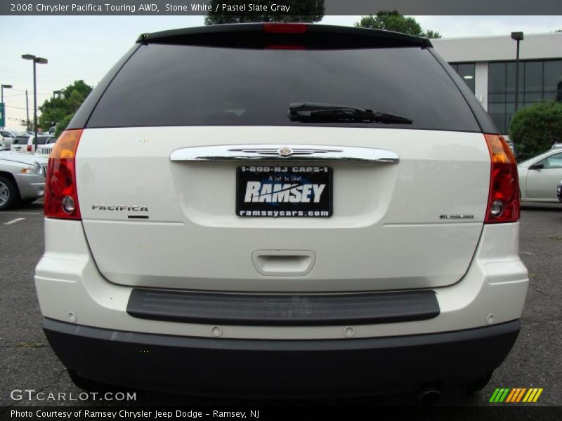 Stone White / Pastel Slate Gray 2008 Chrysler Pacifica Touring AWD