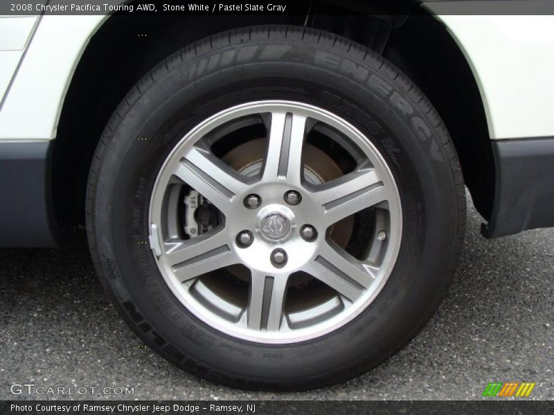 Stone White / Pastel Slate Gray 2008 Chrysler Pacifica Touring AWD