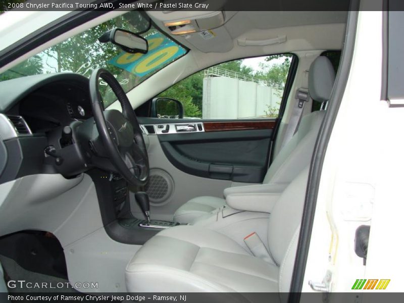 Stone White / Pastel Slate Gray 2008 Chrysler Pacifica Touring AWD