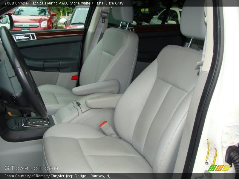 Stone White / Pastel Slate Gray 2008 Chrysler Pacifica Touring AWD