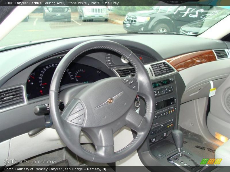 Stone White / Pastel Slate Gray 2008 Chrysler Pacifica Touring AWD