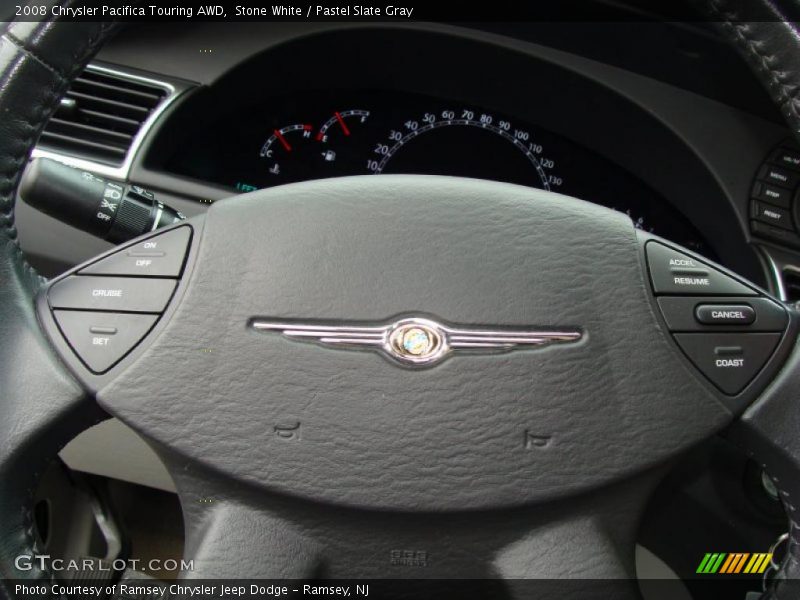 Stone White / Pastel Slate Gray 2008 Chrysler Pacifica Touring AWD