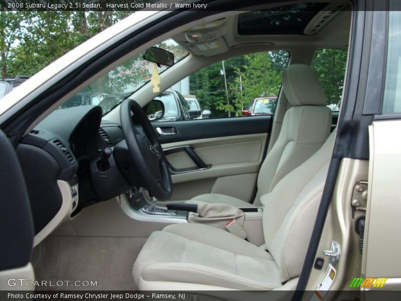 Harvest Gold Metallic / Warm Ivory 2008 Subaru Legacy 2.5i Sedan