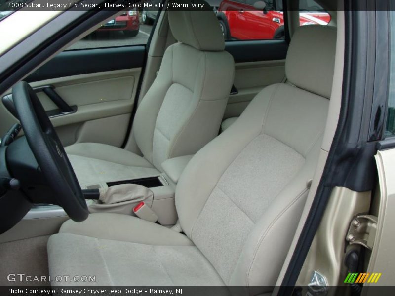 Harvest Gold Metallic / Warm Ivory 2008 Subaru Legacy 2.5i Sedan