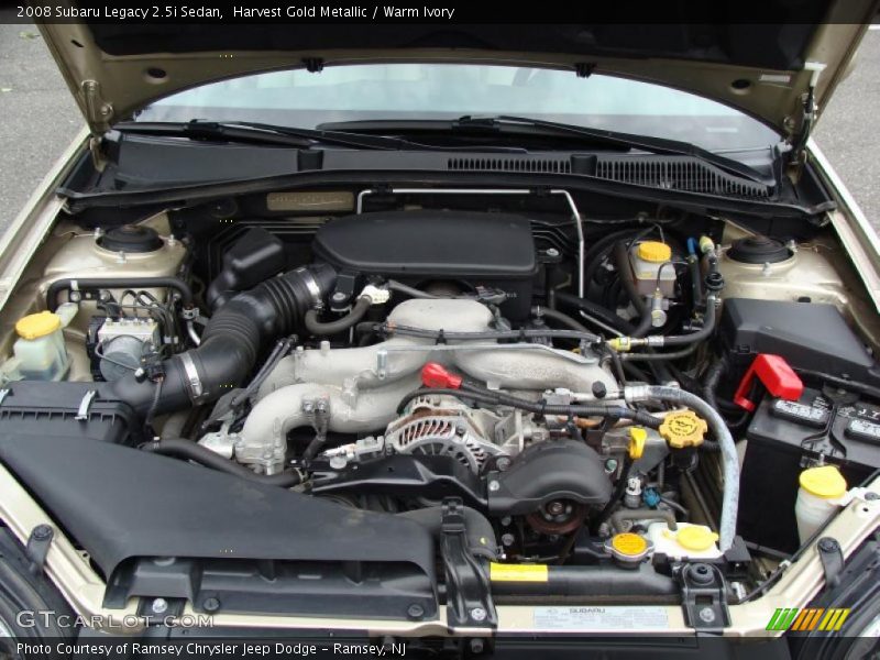 Harvest Gold Metallic / Warm Ivory 2008 Subaru Legacy 2.5i Sedan