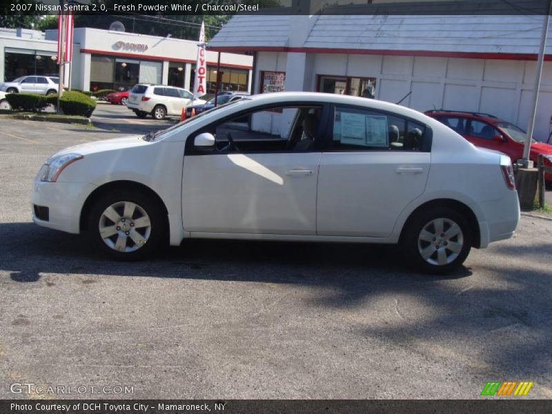 Fresh Powder White / Charcoal/Steel 2007 Nissan Sentra 2.0