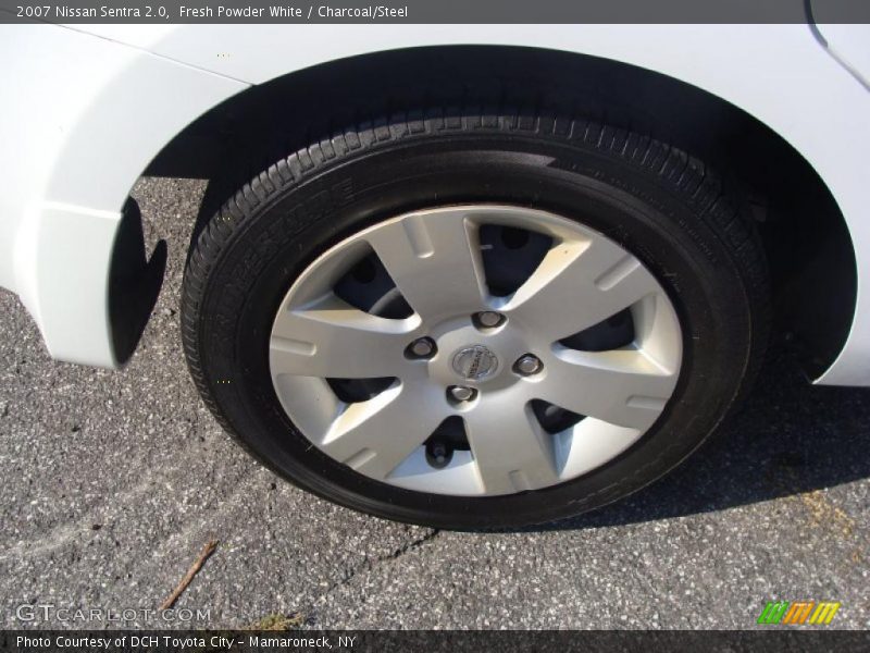 Fresh Powder White / Charcoal/Steel 2007 Nissan Sentra 2.0