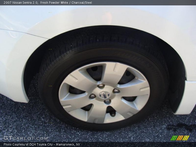 Fresh Powder White / Charcoal/Steel 2007 Nissan Sentra 2.0