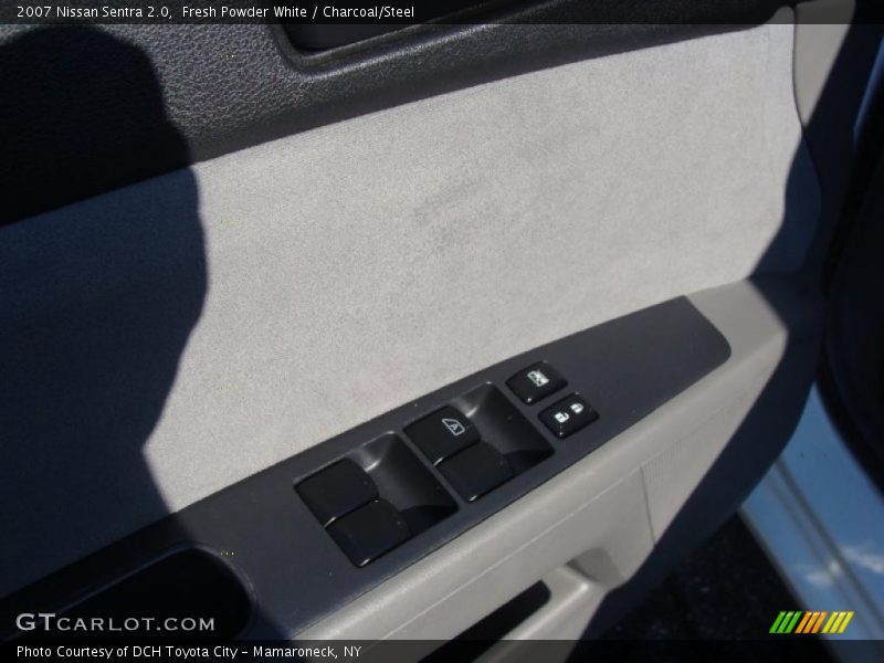 Fresh Powder White / Charcoal/Steel 2007 Nissan Sentra 2.0