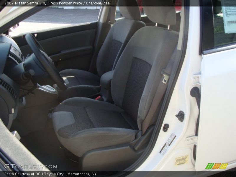 Fresh Powder White / Charcoal/Steel 2007 Nissan Sentra 2.0