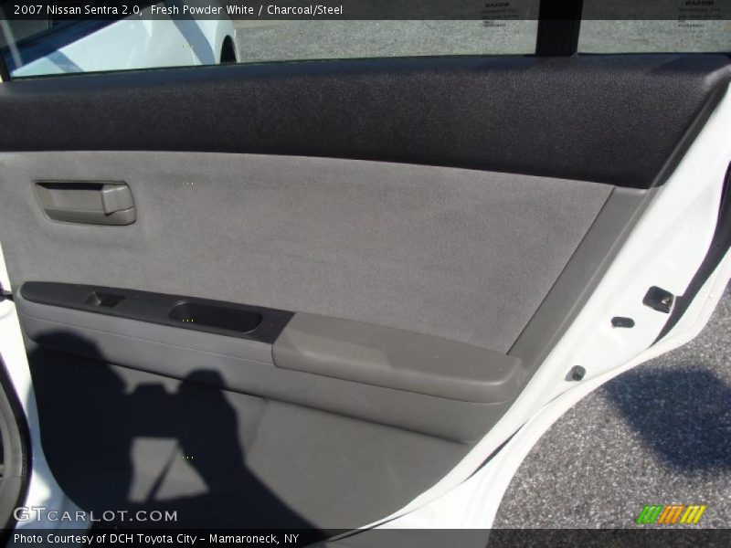 Fresh Powder White / Charcoal/Steel 2007 Nissan Sentra 2.0